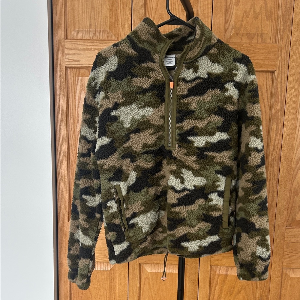 No Boundaries Camouflage Fleece Pullover
